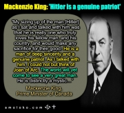 Mackenzie King Hitler sacrifice love Quote Meme Mackenzie King Hitler sacrifice love Quote Meme