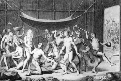 Marriage-des-Indiens-du-Panama-from-Ceremonies-et-Coutumes-Religieuses-des-tous-les-peuples-du-monde-by-Bernard-Picart-published-in-1723-